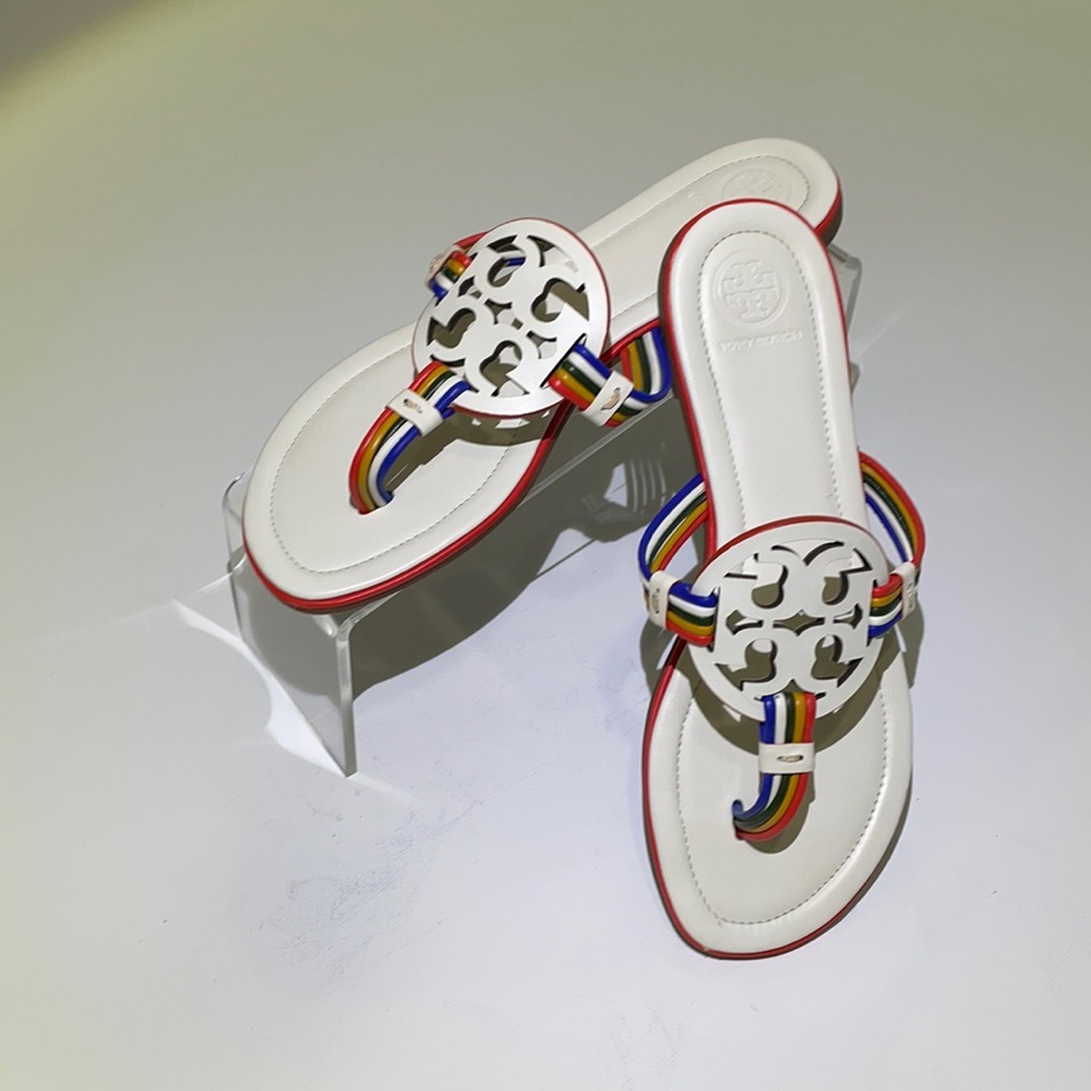 Tori Burch Mignon Miller Sandals SZ 7.5